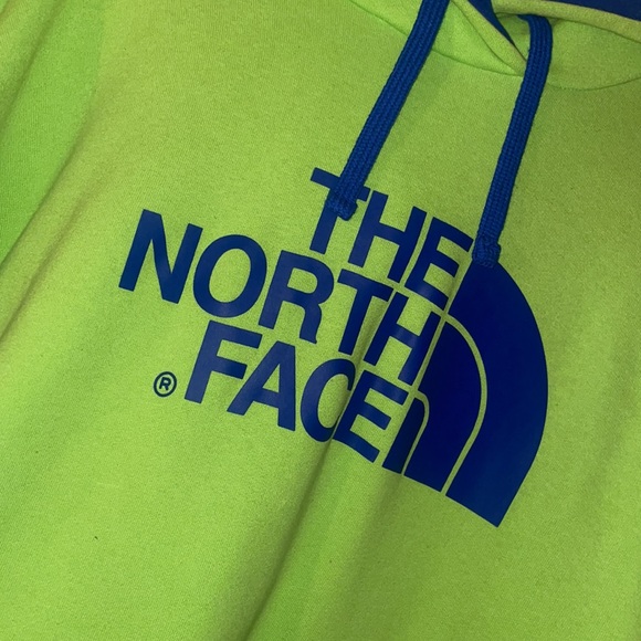 Lime Green North Face Sweatshirt! Great condition! - Picture 2 of 7